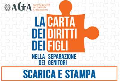 La carta dei diritti dei figli nella separazione